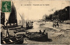 Le Crotoy Preparatifs pour les Regates au Crotoy
