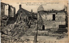 Roye Ruines - L'Hotel de Ville -
													80 Somme
												