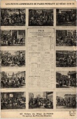 Paris Petits commercants de Paris pendant le Siege 1870-71 -
													75 Paris
												