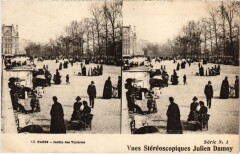 Paris 1e Jardin des Tuileries Stereo à Paris 1er