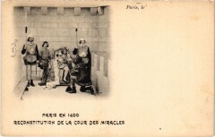 Paris en 1400 Reconstitution de la Cour des Miracles