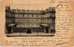 Ecole des Hautes Etudes Commerciales - Façade sur la rue de Tocqueville à Paris 17e