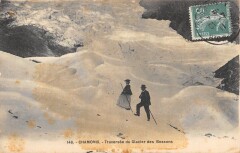 Chamonix Traversee Du Glacier Des Bossons