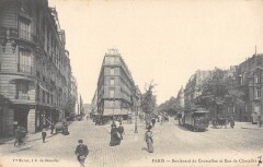 Boulevard de Courcelles et Rue de Chazelles à Paris 17e
