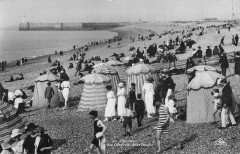 Dieppe Vue Generale De La Plage à Dieppe