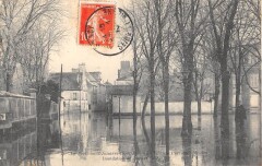 La Ferte Sous Jouarre Inondation La Rue Du Port Aux Meules à Jouarre