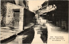 Carte postale ancienne Paris 13e une coin de la Bievre
                                                                     à Paris 13e
                                