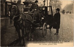 Paris Les femmes cocher Mme Charnier Transport