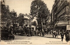 Paris 10e boulevard Saint-Martin Bd Sebastopol à Paris 10e