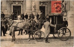 Paris Les femmes cocher Mme Dufaut Transport
