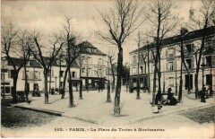 La Place du Tertre à Montmartre à Paris 18e