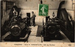 Fougeres Usines H. Cordier et Fils Salle des Machines