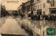 Inondations Creil Avenue de la gare