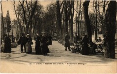 Tours Marche aux Fleurs Boulevard Beranger à Tours
