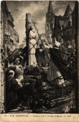 Rouen Jeanne d'Arc brulee à Rouen
