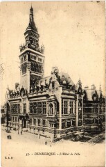 Dunkerque l'Hotel de Ville à Dunkerque
