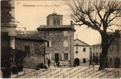 Chavanay Place de l'Eglise à Chavanay