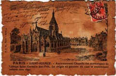 Carte postale ancienne Vieux Paris Saint-Sulpice
                                
