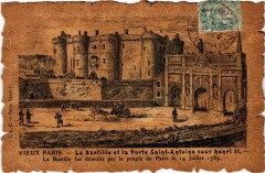 Vieux Paris La Bastille Porte Saint-Antoine