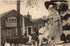 Rennes Fete des Fleurs char de l'Hiver à Rennes