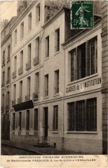 Versailles 2, rue Saint-Louis Inst. primaire Superieure -
																					78000 Versailles
																			