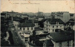 Carte postale ancienne Vue générale de l'Hôpital Broussais
                                                                     à Paris 14e
                                