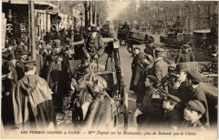 Paris Les femmes cocher Mme Dufaut Transport