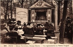 Paris Scenes parisiennes Champs Elysees Theatre Guignol