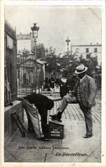 Carte postale ancienne Paris Petits Metiers le Decrotteur
                                