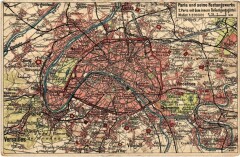 Paris carte map plan