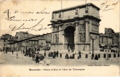 Marseille Place d'Aix et l'Arc de Triomphe à Marseille