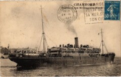 Marseille Chambord - Paquebot des Messageries Maritimes à Marseille