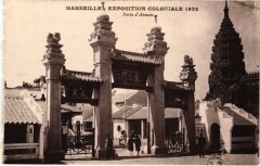 Marseille Exposition Coloniale - Porte d'Annam à Marseille