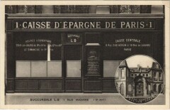 Paris 6e 1, Rue Madame Caisse d'Epargne