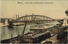 Passerelle du Métropolitain (Austerlitz) à Paris 12e