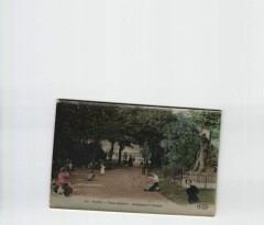 Carte postale ancienne Place d'Enfert Monument à Charlet
                                                                     à Paris 14e
                                