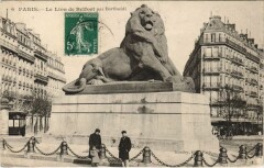 Paris 14e Ed. Gondry Lion de Belfort