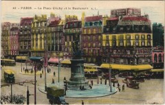 La Place Clichy et le Boulevard -
																					75009 Paris 9e
																			
