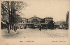 Carte postale ancienne Paris 10e Gare de l'Est
                                