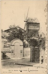 Carte postale ancienne Le Moulin de la Galette à Montmartre
                                                                     à Paris 18e
                                