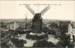 Carte postale ancienne Moulin de la Galette
                                                                     à Paris 18e
                                