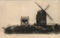 Carte postale ancienne Le Moulin de la Galette
                                                                     à Paris 18e
                                