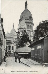 Carte postale ancienne Montmartre - Rue de la Barre
																	 à Paris 18e
								
