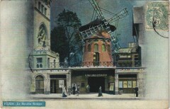 Paris 18e Montmartre Le Moulin Rouge
