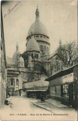 Carte postale ancienne Rue de la Barre à Montmartre
																	 à Paris 18e
								