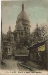 Carte postale ancienne Rue de la Barre à Montmartre
																	 à Paris 18e
								