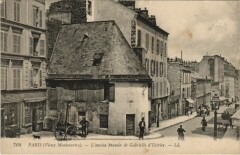 Carte postale ancienne Vieux Montmartre - L'Ancien Manoir de Gabrielle d'Estrées
                                                                     à Paris 18e
                                