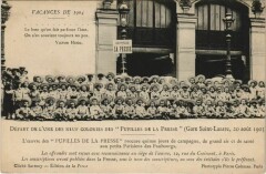 Paris 8e gare Saint-Lazare Départ des Pupilles de la Presse