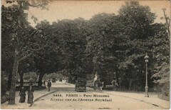 Paris 8e Parc Monceau