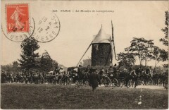 Carte postale ancienne Le Moulin de Longchamps
                                                                     à Paris 16e
                                